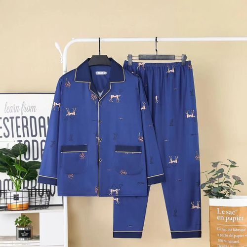 Women's Classic Animal Print Long-Sleeve Pajama Set