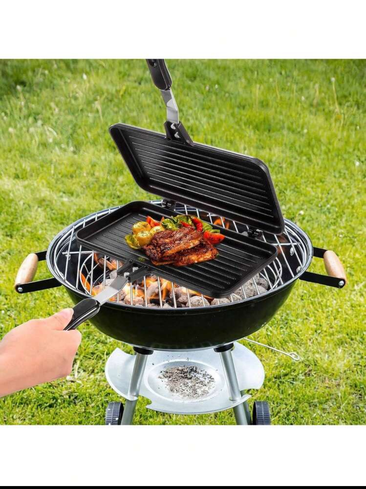 Non-Stick Double-Sided Flip Pan & Stovetop Sandwich Toaster 3