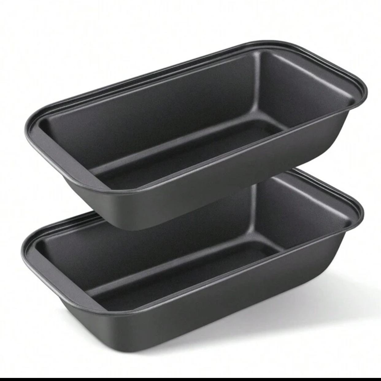 Heavy-Duty Carbon Steel Non-Stick Loaf & Bread Pans (2-Piece Set)