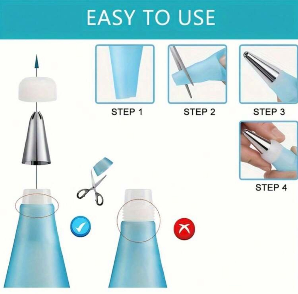 Ultimate 22-Piece Cake Decorating & Icing Piping Kit 2