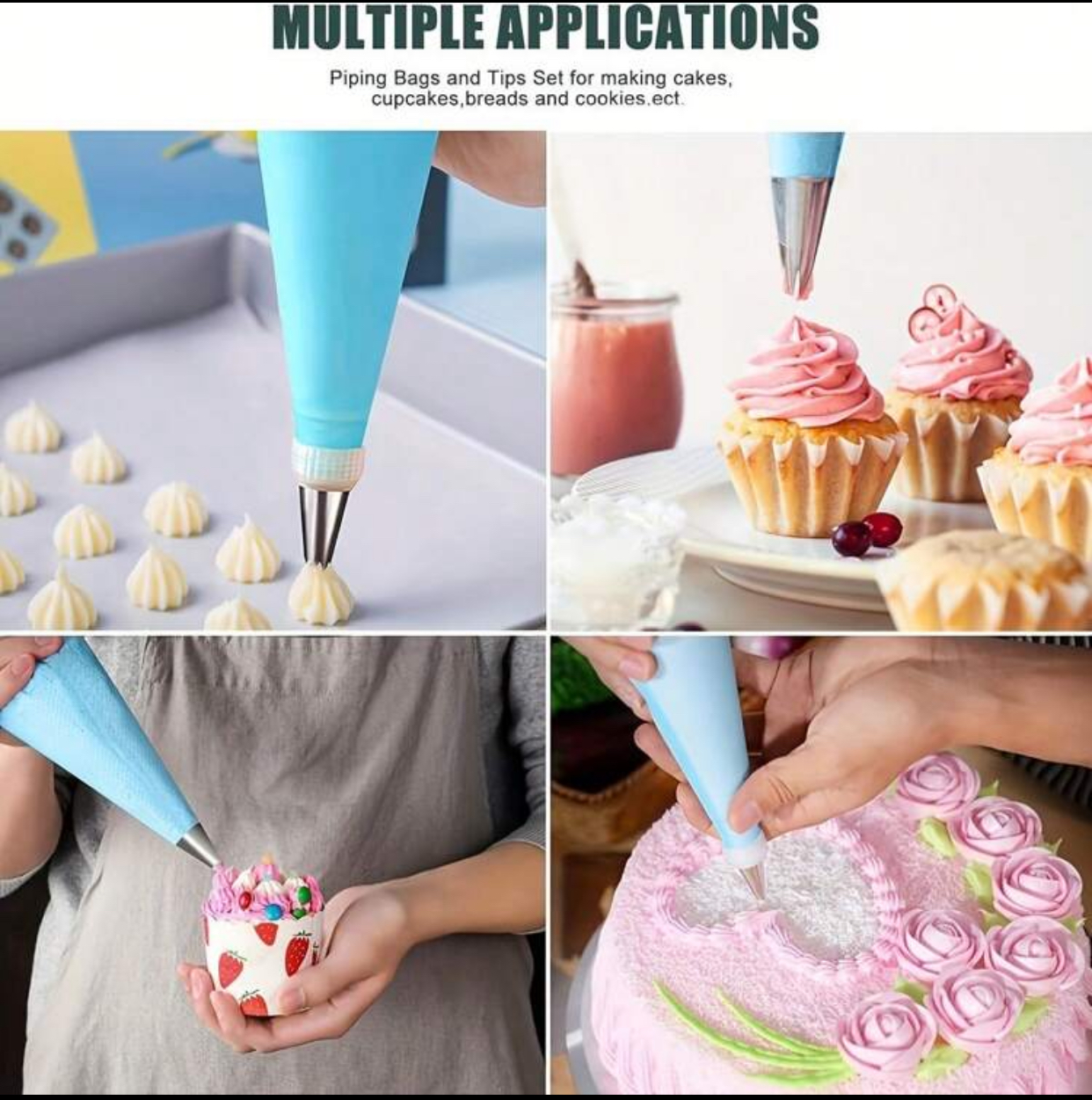 Ultimate 22-Piece Cake Decorating & Icing Piping Kit 3