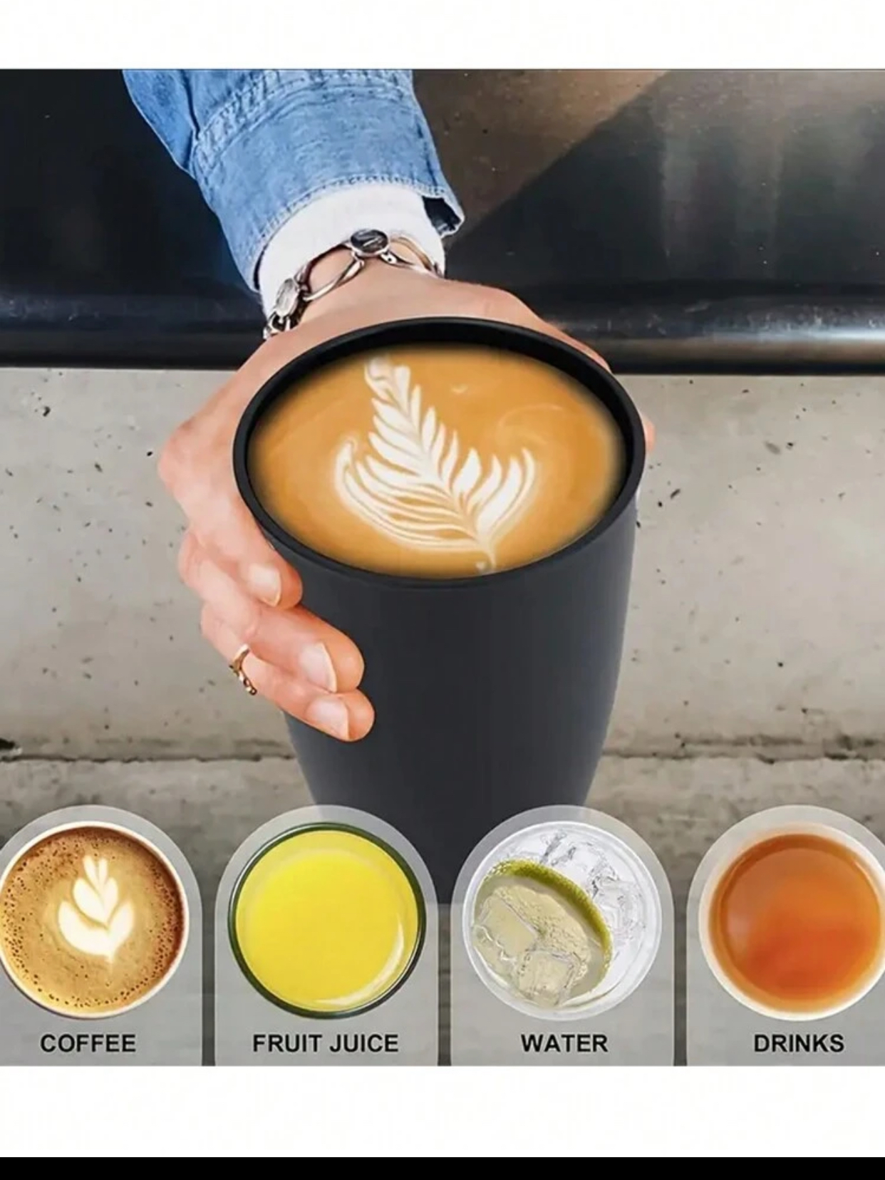 Premium Eco-Friendly Biodegradable Wheat Straw Fiber Unbreakable Plastic Drinking Tumblers Set Lightweight Multi-Use Reusable Cups for Water Coffee Juice Milk Soda Iced Tea Kitchen Drinkware 2