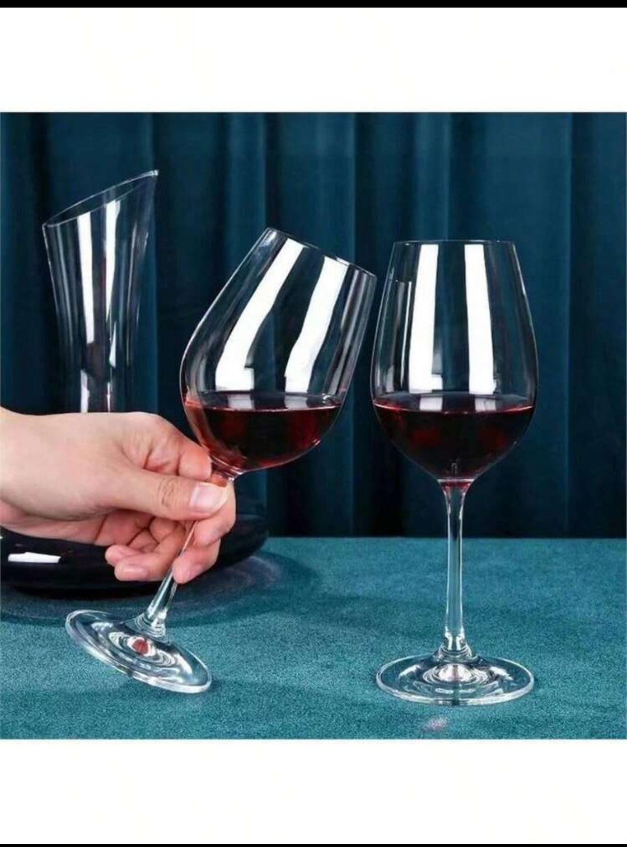 Elegant Crystal Clear Hand-Blown Long Stemmed Balloon Red Wine Glasses Premium Thin Rim Lead-Free Tasting Goblets for Cabernet Sauvignon Merlot Pinot Noir Formal Dinner Parties Weddings Anniversaries 2