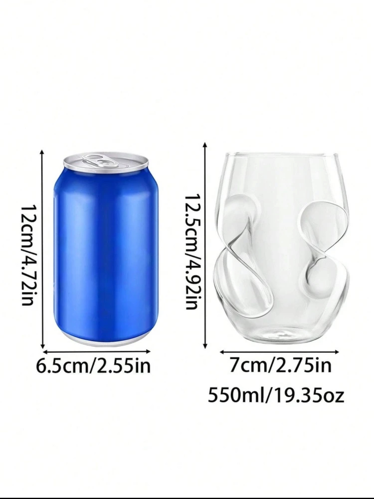 Unique Creative Ergonomic Dimpled Wave Rock Glass Tumbler Hand-Blown Textured Crystal Clear Heavy Base Drinking Cup for Bourbon Whiskey Scotch Cocktails Spirits Liquor Water Green Tea Juices 3
