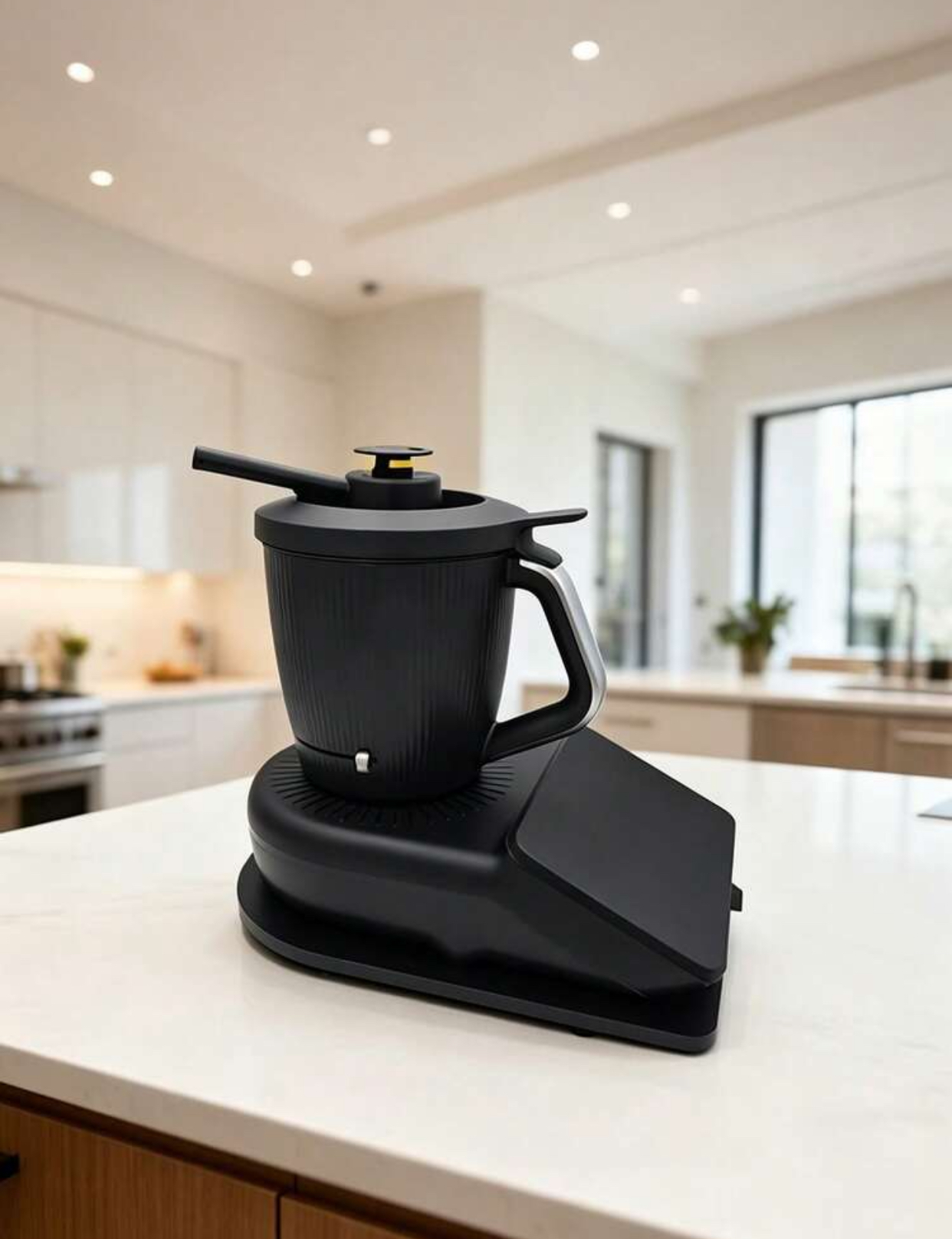 Premium Electric Handheld Vacuum Jar Sealer Automatic Mason Jar Vacuum Sealing Machine Portable Kitchen Food Preservation Saver Pump Device with Ergonomic Handle Black