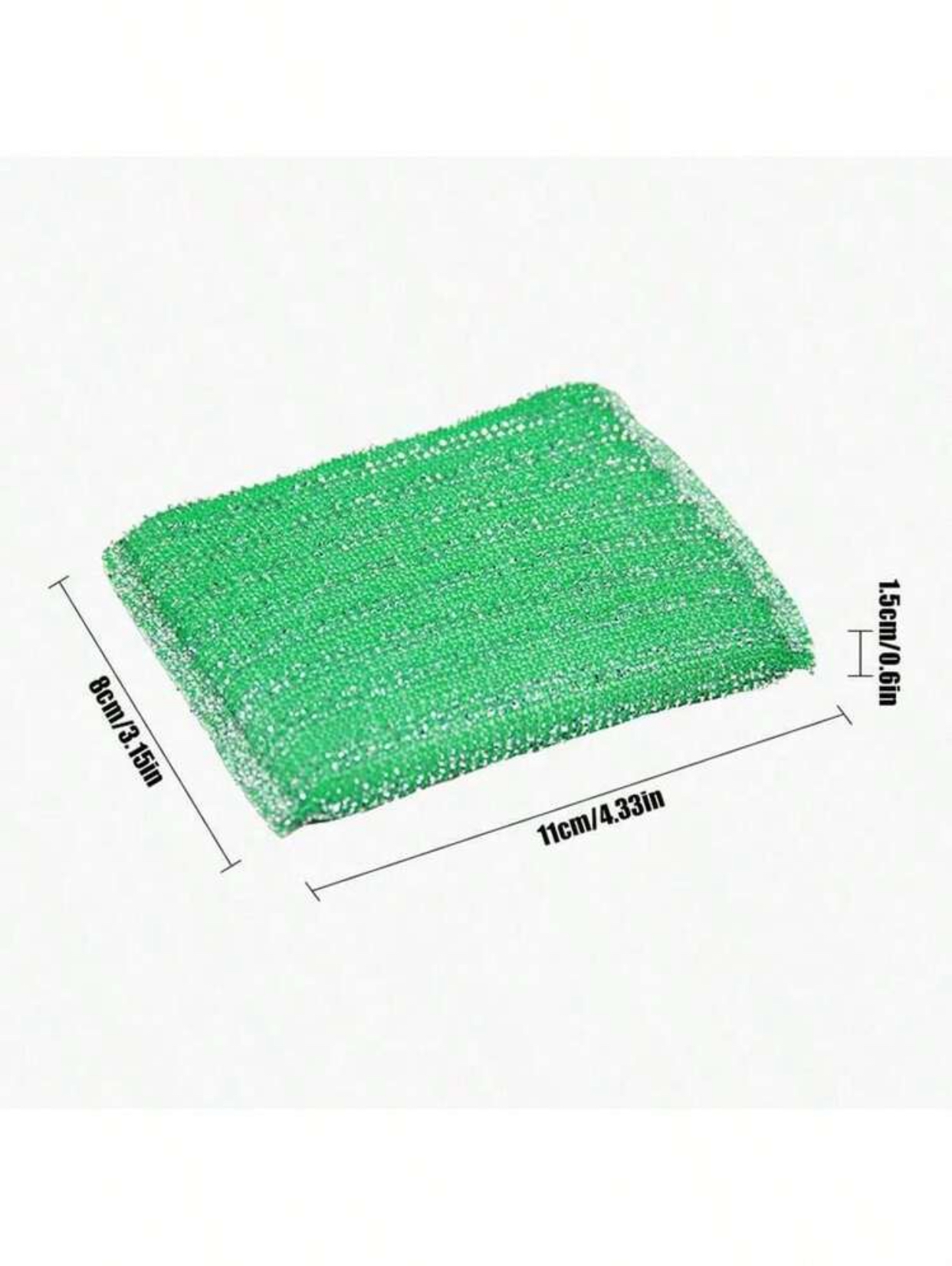 Multi-Color Kitchen Scouring Pads and Sponge Stack 3