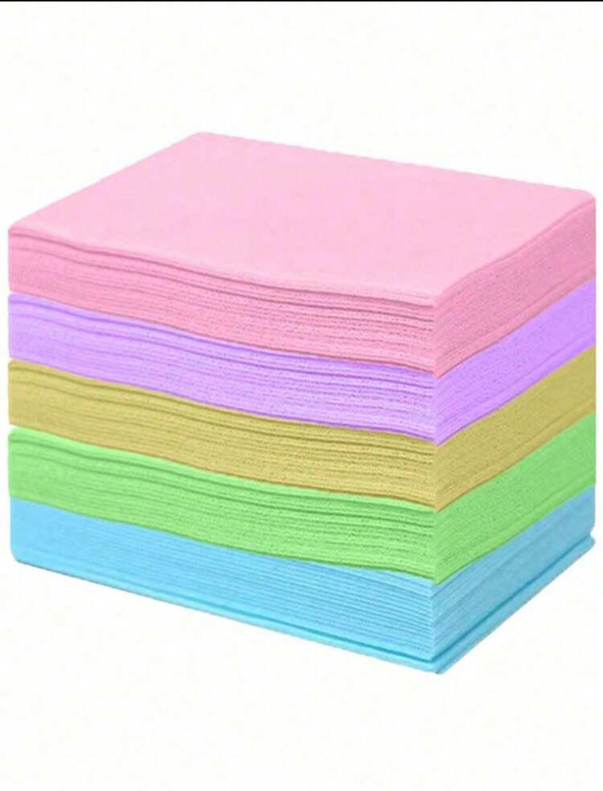 Disposable Non-Woven Multi-Surface Cleaning Wipes Stack