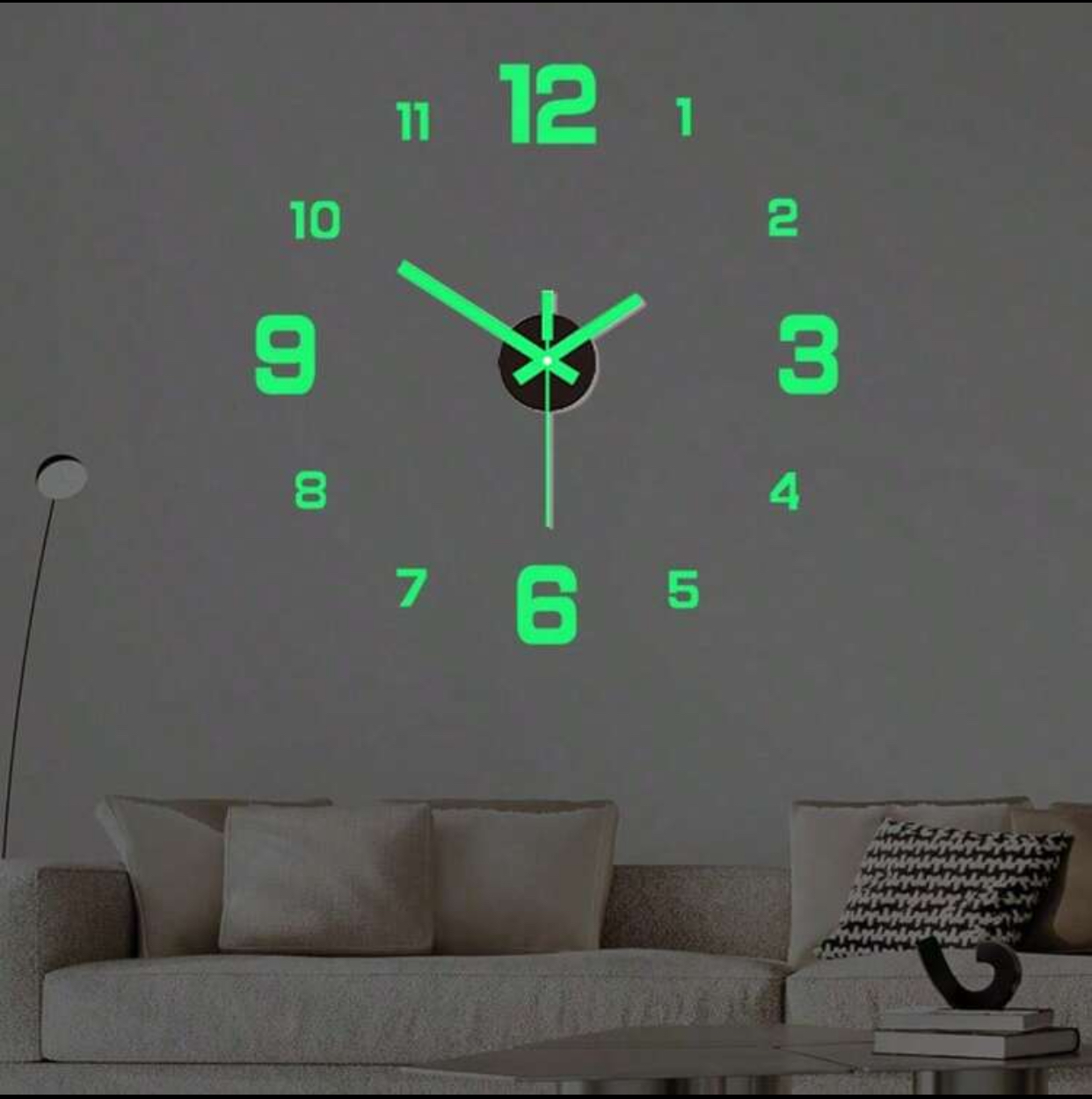 3D DIY Frameless Large Wall Clock – Modern Mute Acrylic Mirror Surface Numbers Wall Sticker Clock for Home Living Room, Dining Room, and Office Decor 3
