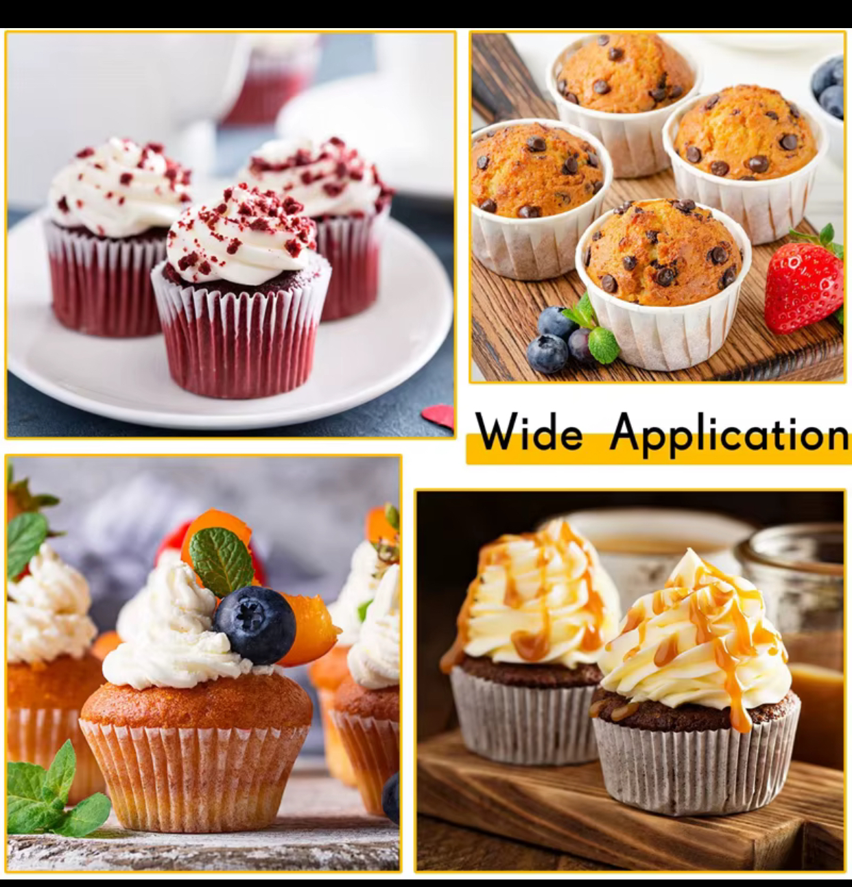 6-Cup Non-Stick Carbon Steel Muffin Pan – Heavy-Duty Standard Cupcake Baking Tray with Premium Quick-Release Coating 3