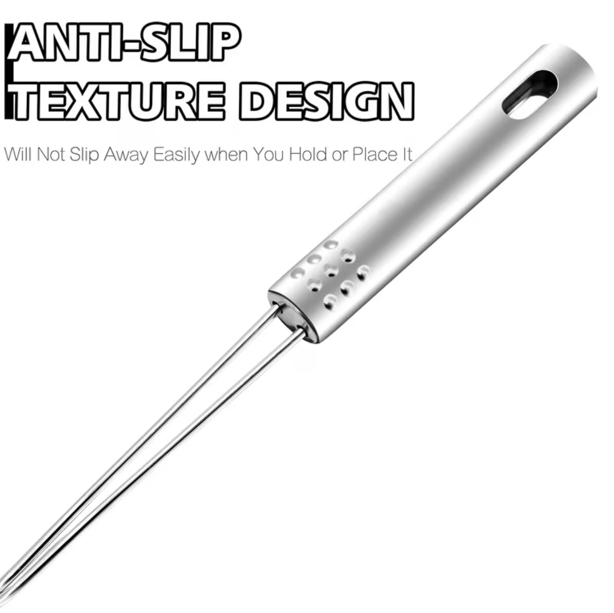 Stainless Steel Wire Mesh Spider Strainer – Professional Skimmer Spoon with Long Hollow Handle for Safe Deep Frying and Boiling 3