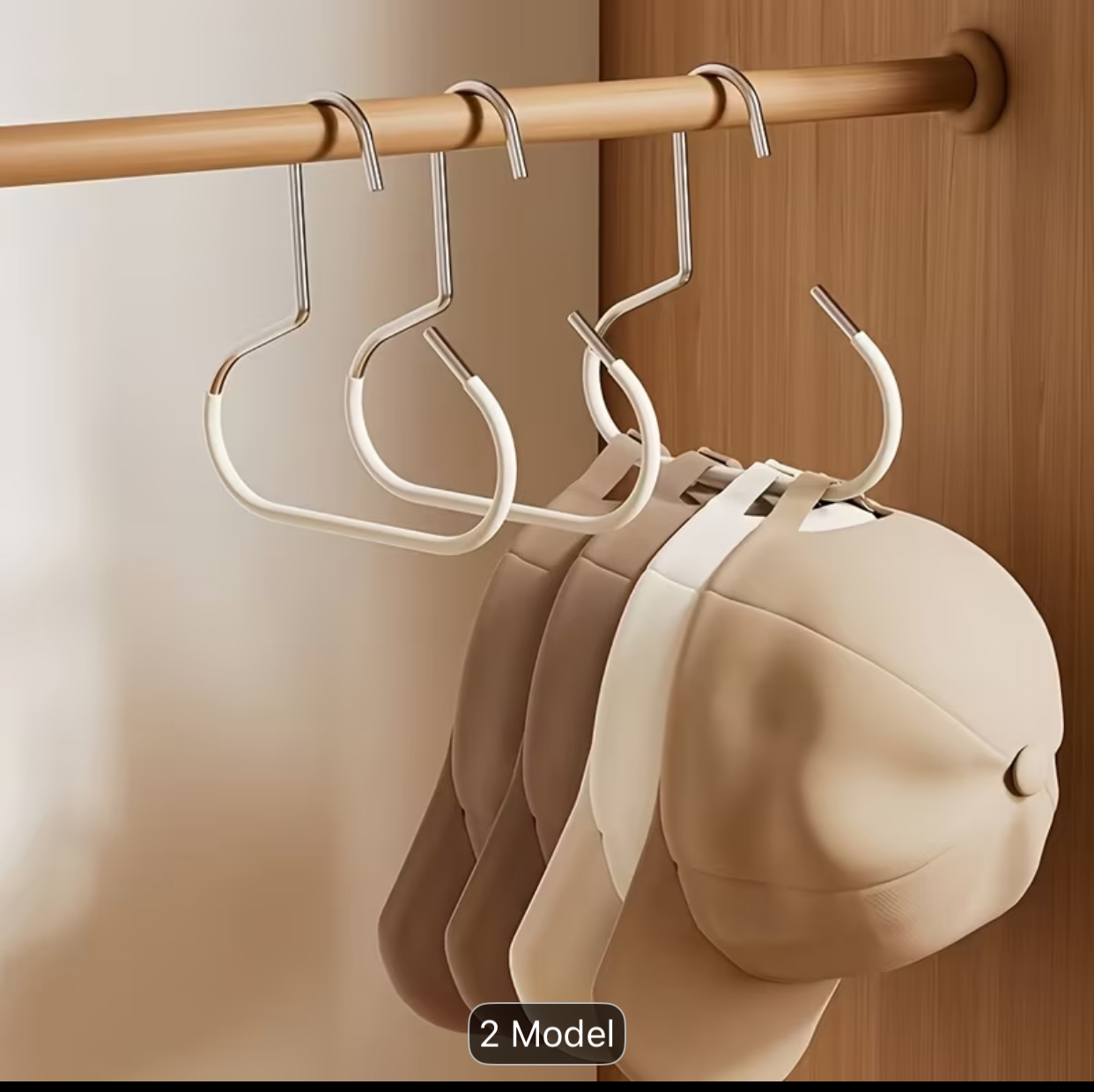 Premium Metal Loop Accessory Hanger – Non-Slip Open Wave Hook for Handbags, Scarves & Belts 2