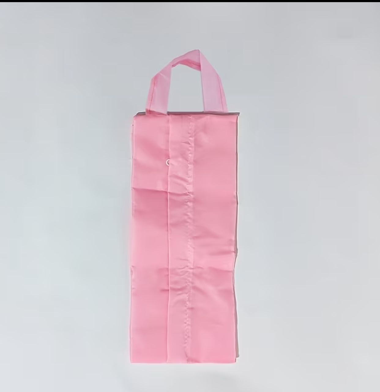 Foldable Travel Shoe Pouch – Dustproof Pink Footwear Storage Bag with Durable Carrying Handle 2