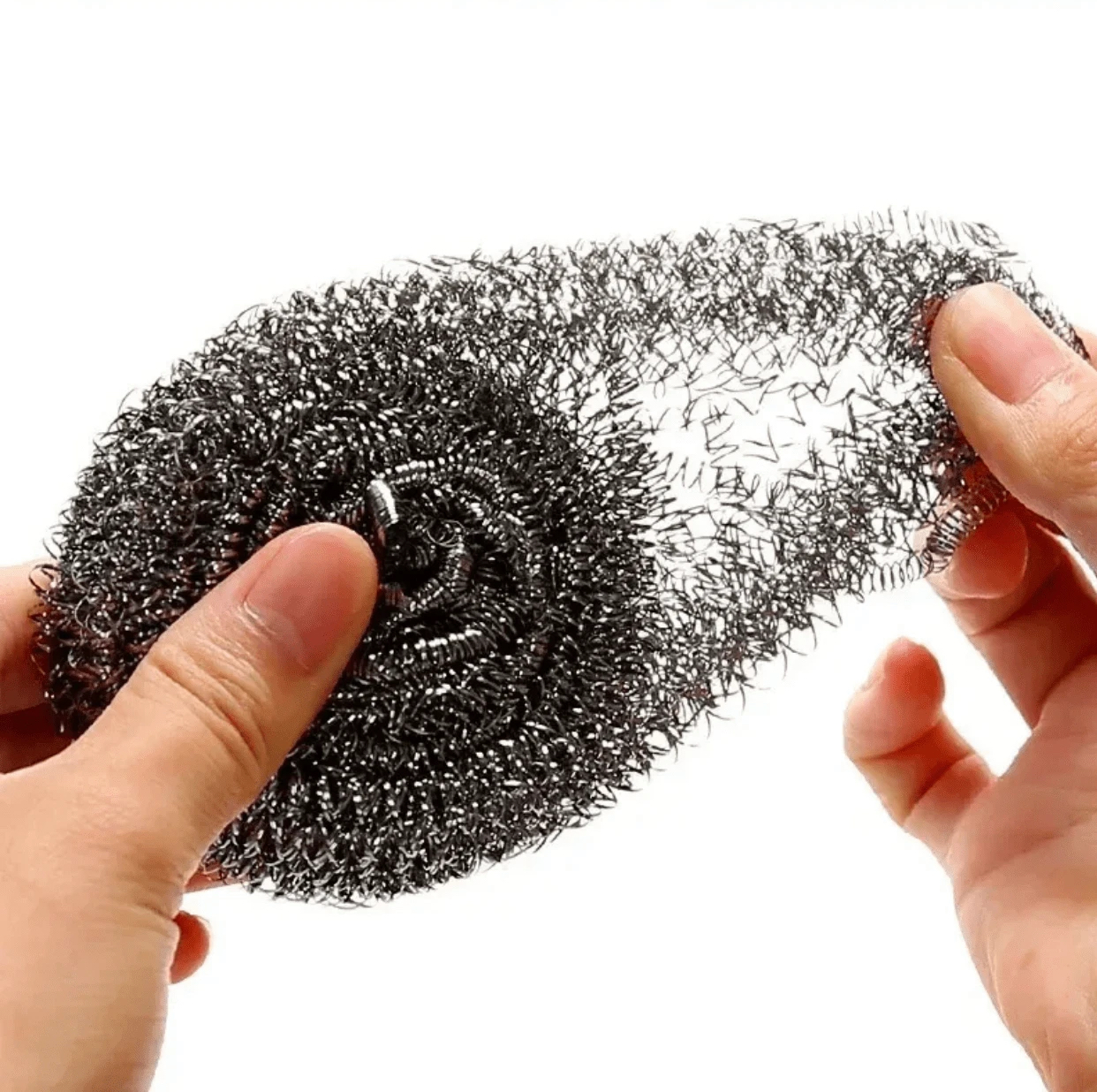 12-Pack Heavy Duty Steel Wool Scouring Pads – Rust-Resistant Metal Wire Sponge Roll Set 3