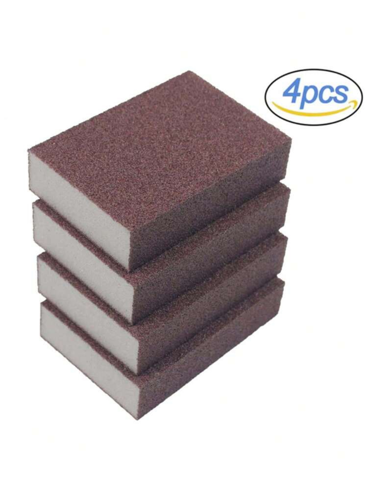 4-Pack Carborundum Rust-Removing Sanding Blocks – Heavy-Duty Kitchen Pot and Pan Descaler
