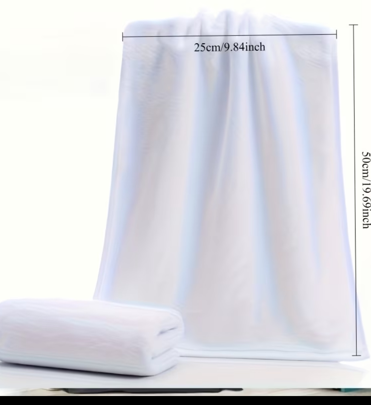Ultra-Soft White Microfiber Washcloth Set (4-Pack) 3
