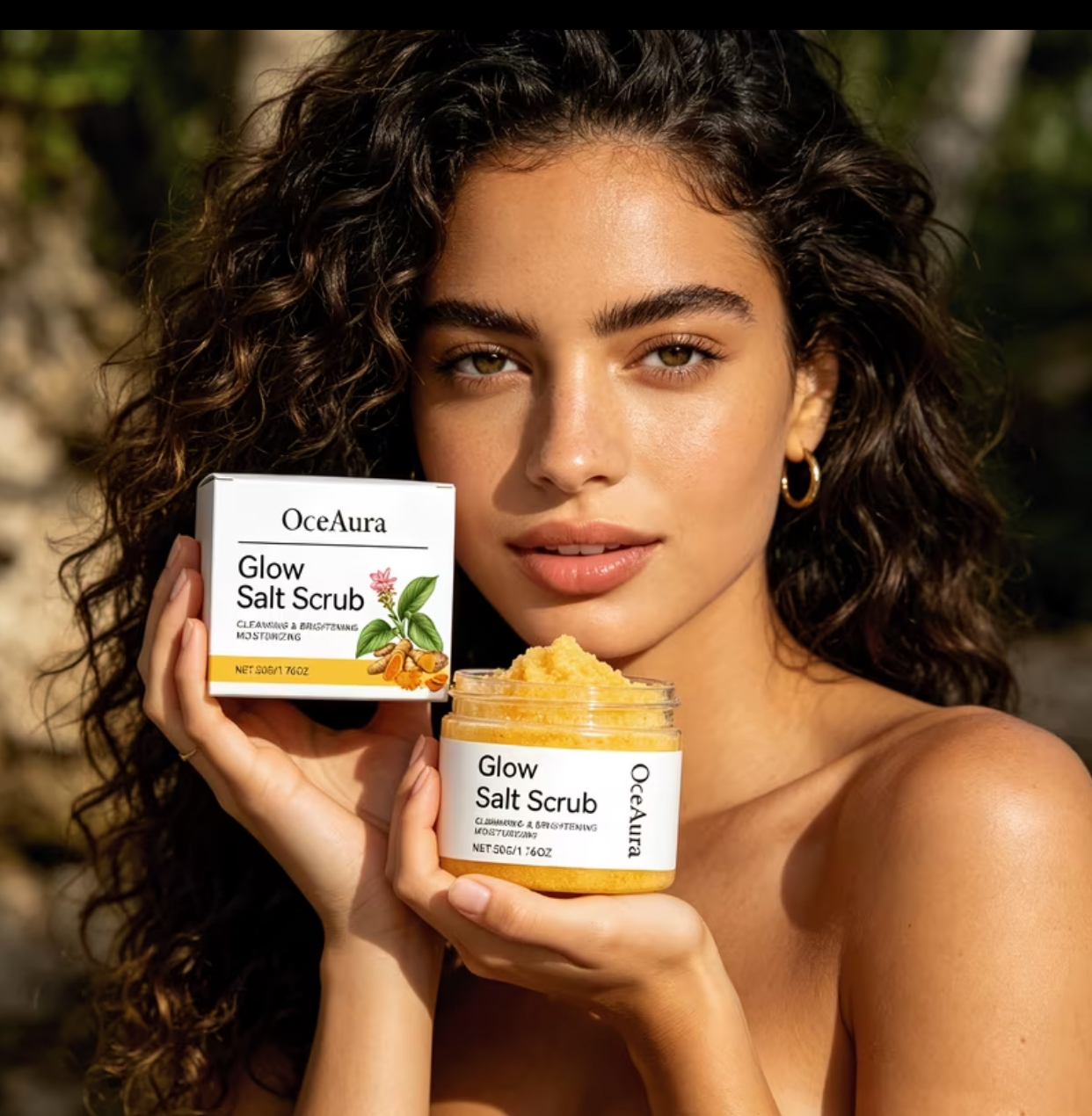 OceAura Glow Salt Scrub OceAura Turmeric Glow Salt Body Scrub (50g)
