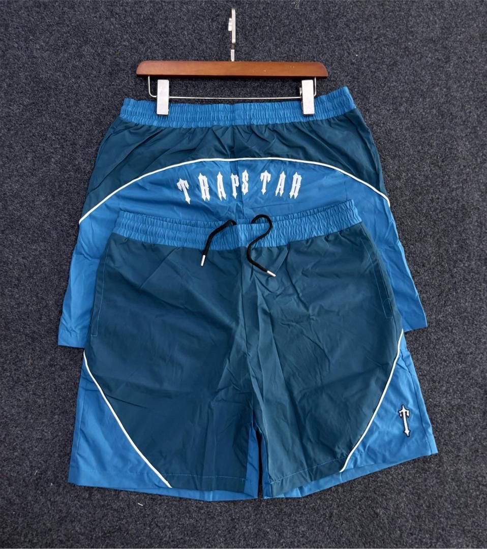 Trapstar Arch Panel Shorts (Teal/Blue)