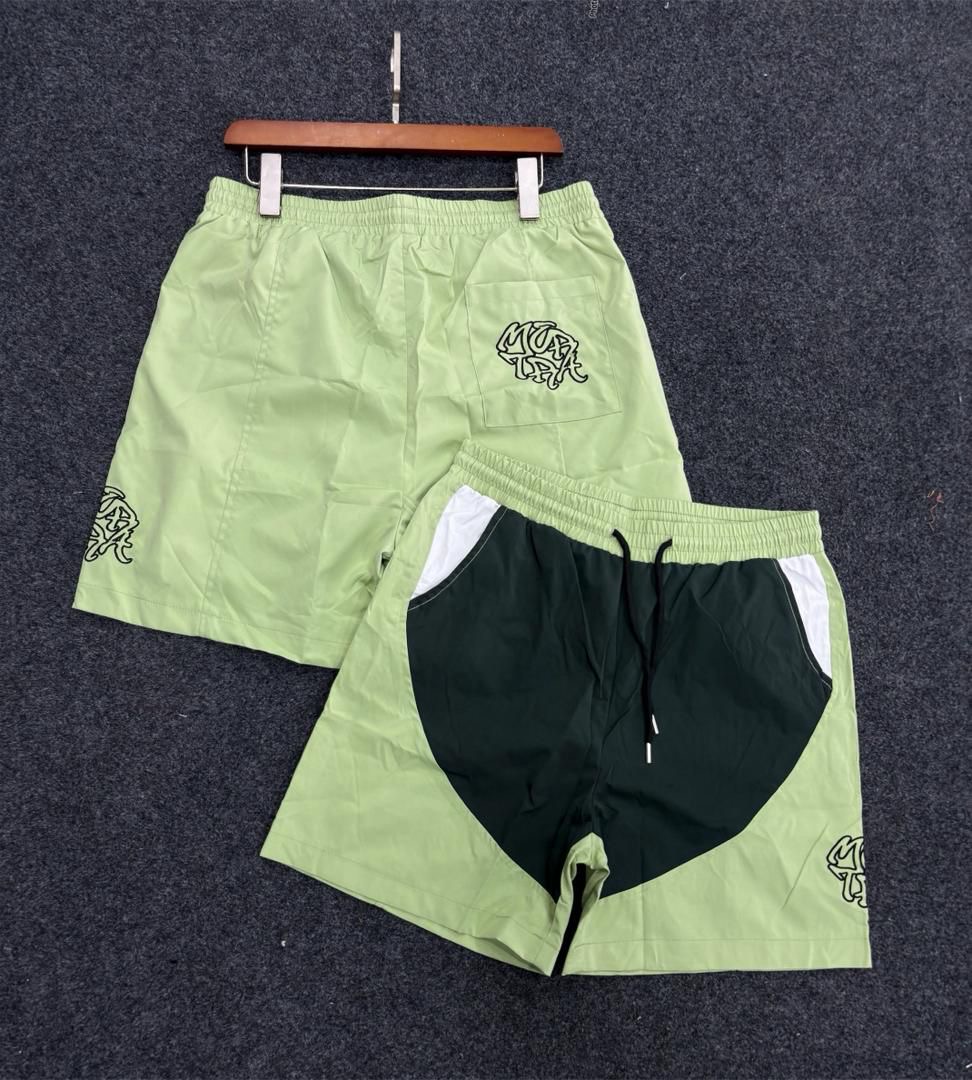 Corteiz Muay Thai Style Shorts (Mint Green/Dark Green)