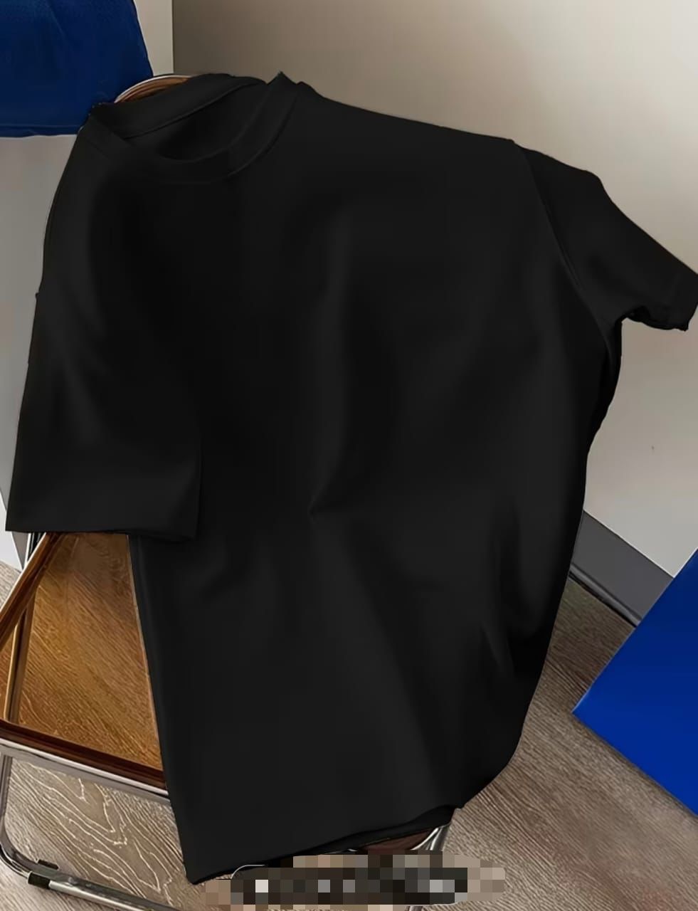 Over-Sized Drop-Shoulder T-Shirt – Black