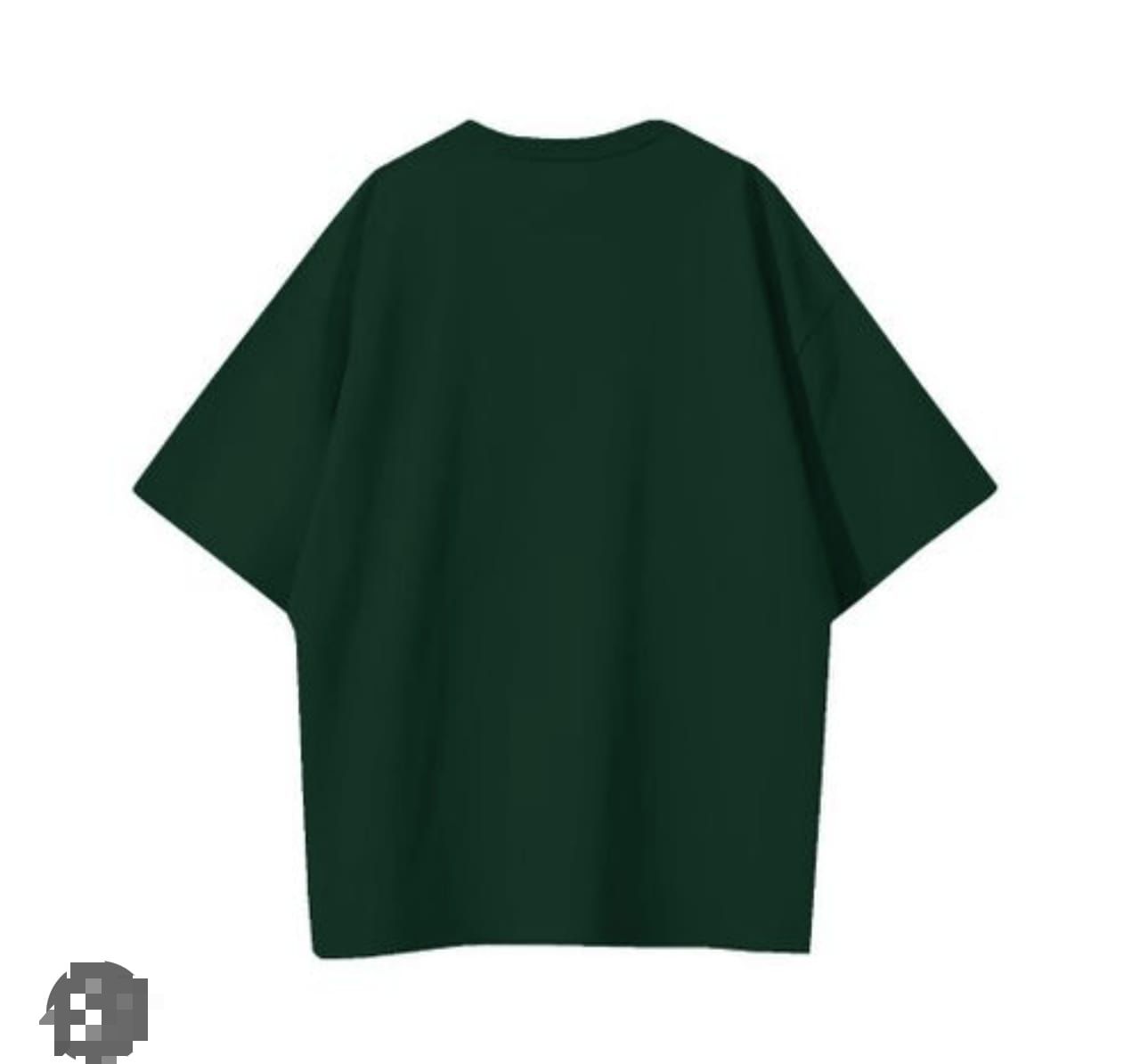 Over-Sized Drop-Shoulder T-Shirt – Forest Green