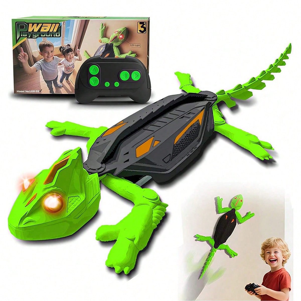 Wall-Climbing Remote Control Lizard Toy