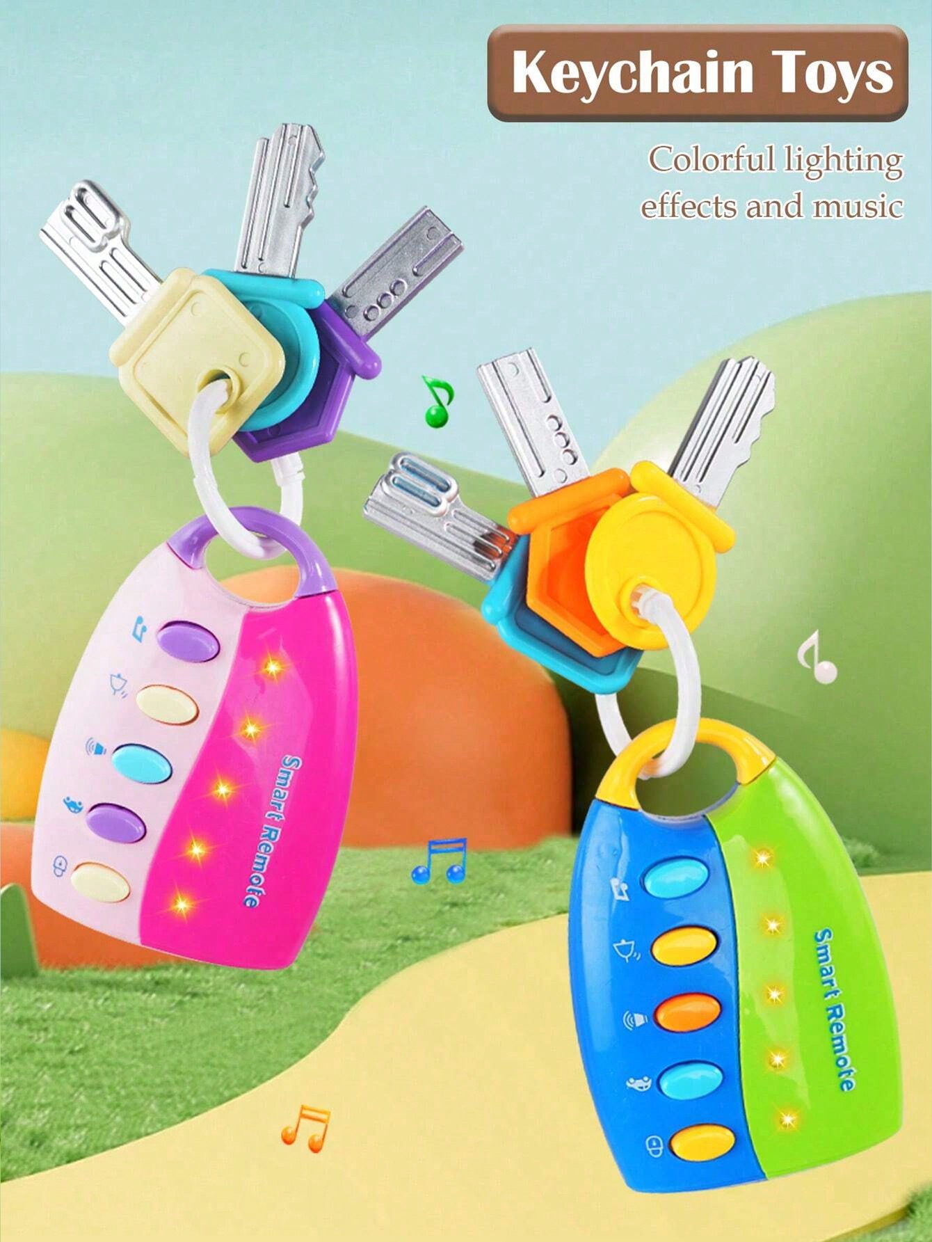 Musical Smart Remote & Toy Car Keys Set