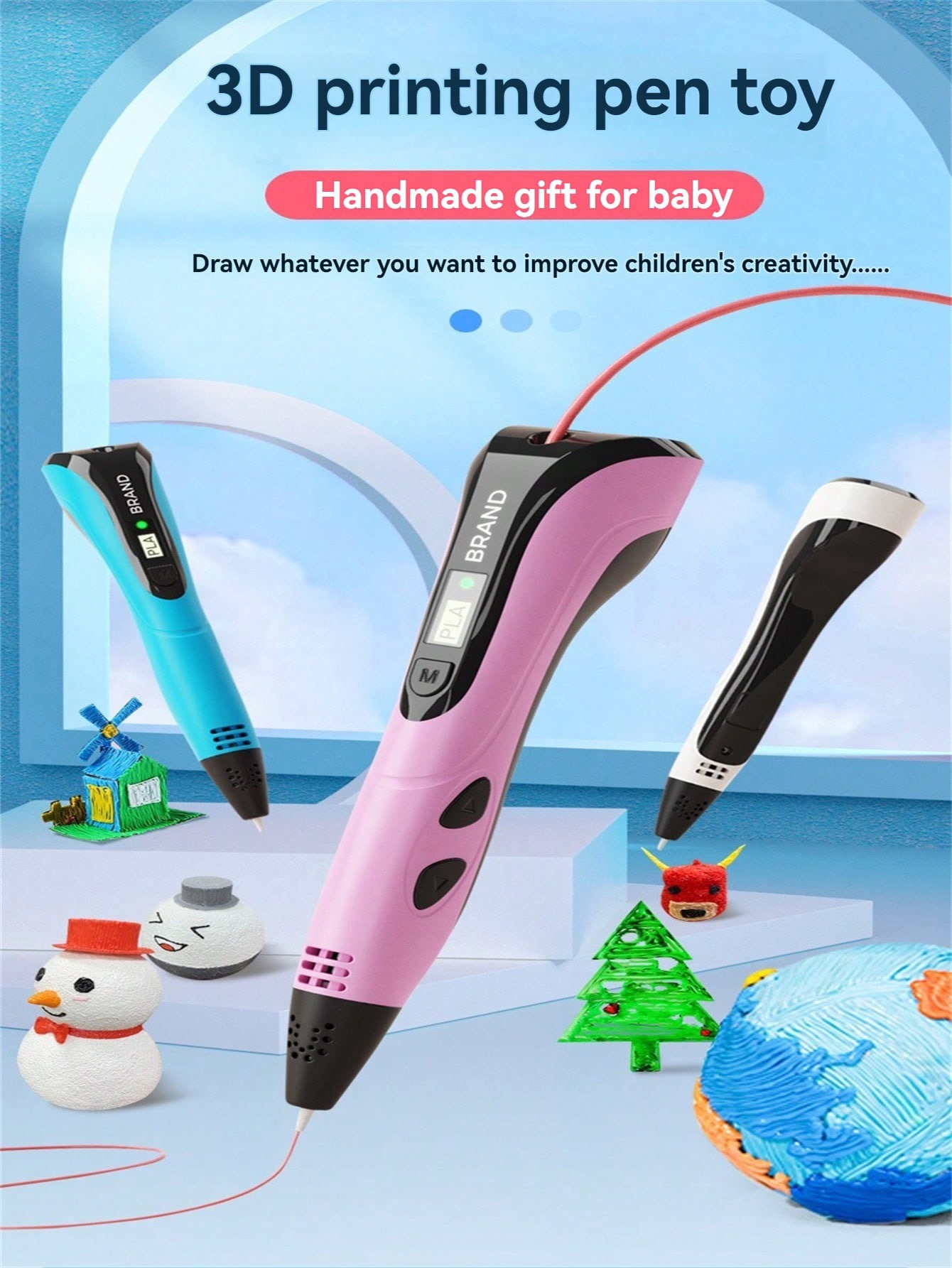 Low-Temperature Creative 3D Printing Pen Set