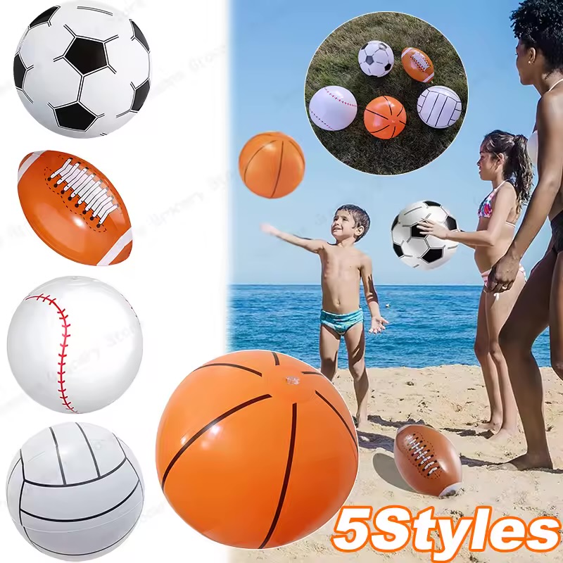 Inflatable Multi-Sport Beach Ball Set
