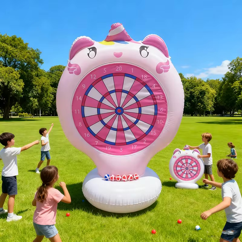 Giant Inflatable Unicorn Dartboard Game