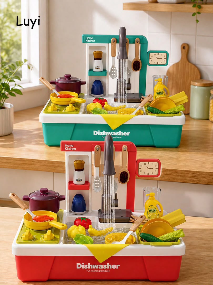 Dishwasher" Fun Kitchen Playhouse Toy Set