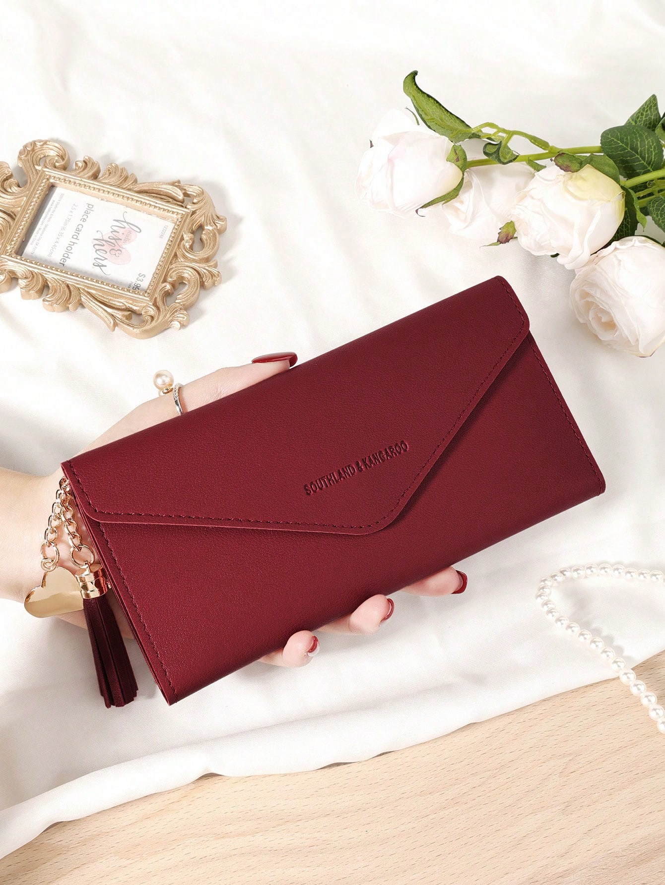 Sleek Minimalist Envelope Clutch
