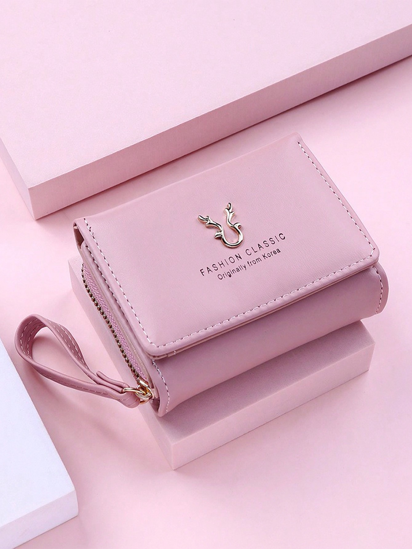 Golden Antler Compact Wallets