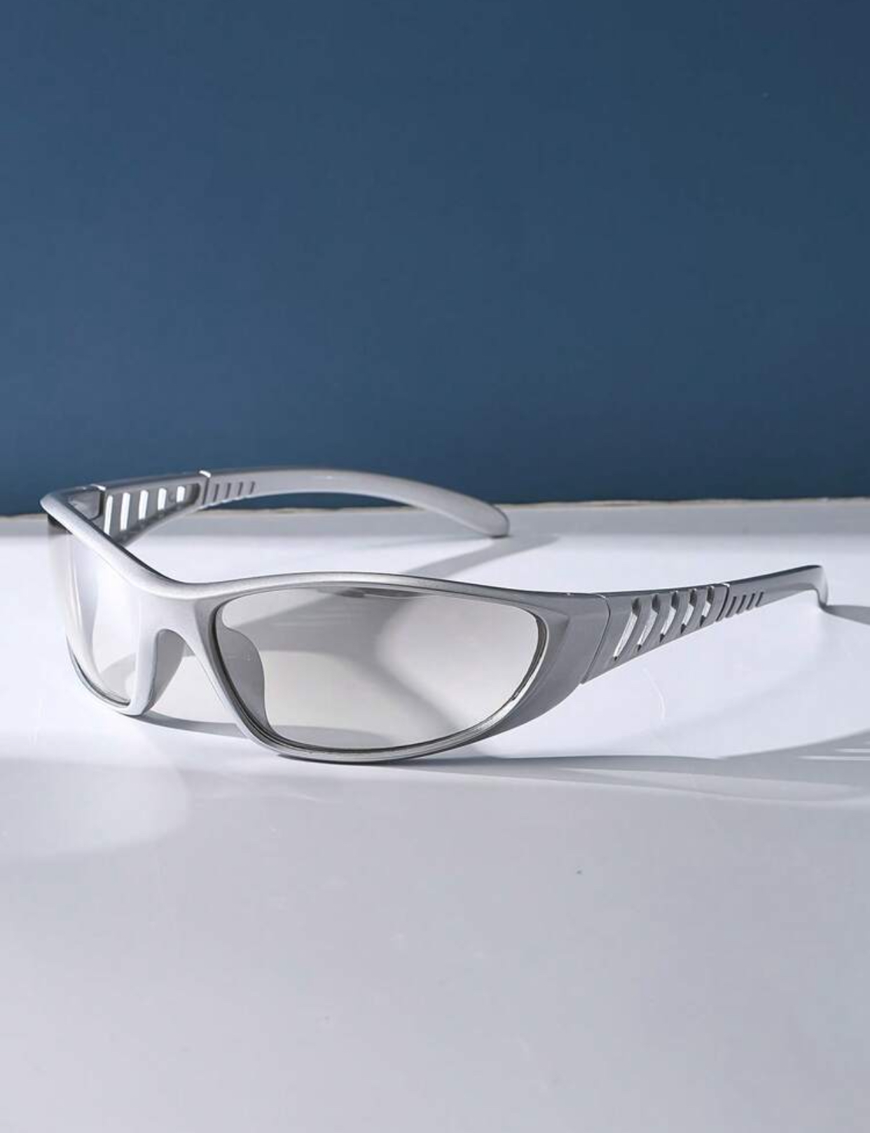 Gorpcore Aerodynamic Wrap-Around Sport Sunglasses in Polished Black 2