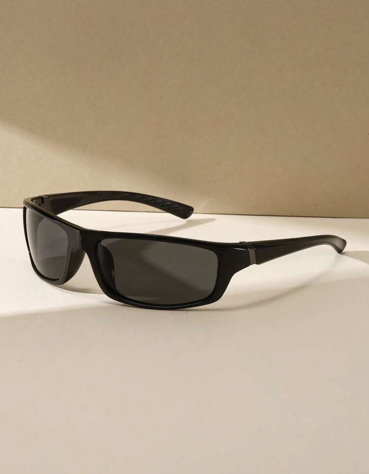 Gorpcore Aerodynamic Wrap-Around Sport Sunglasses in Polished Black 3