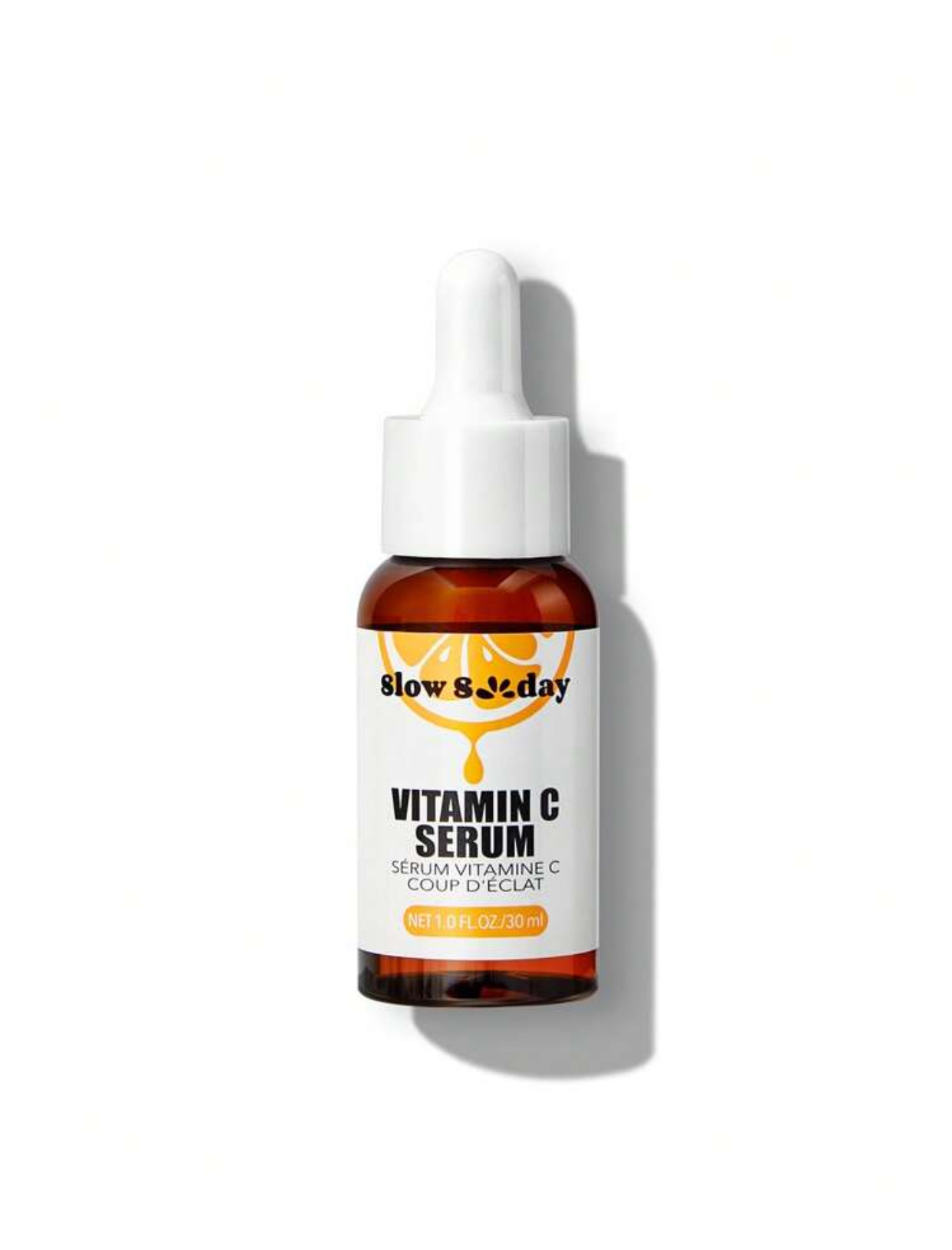 Slow Sunday Vitamin C Serum High-Potency Brightening Coup D'Éclat Antioxidant Facial Treatment for Hyper-Pigmentation Correction (Net Wt. 1.0 FL. OZ. / 30ml Dropper Bottle)