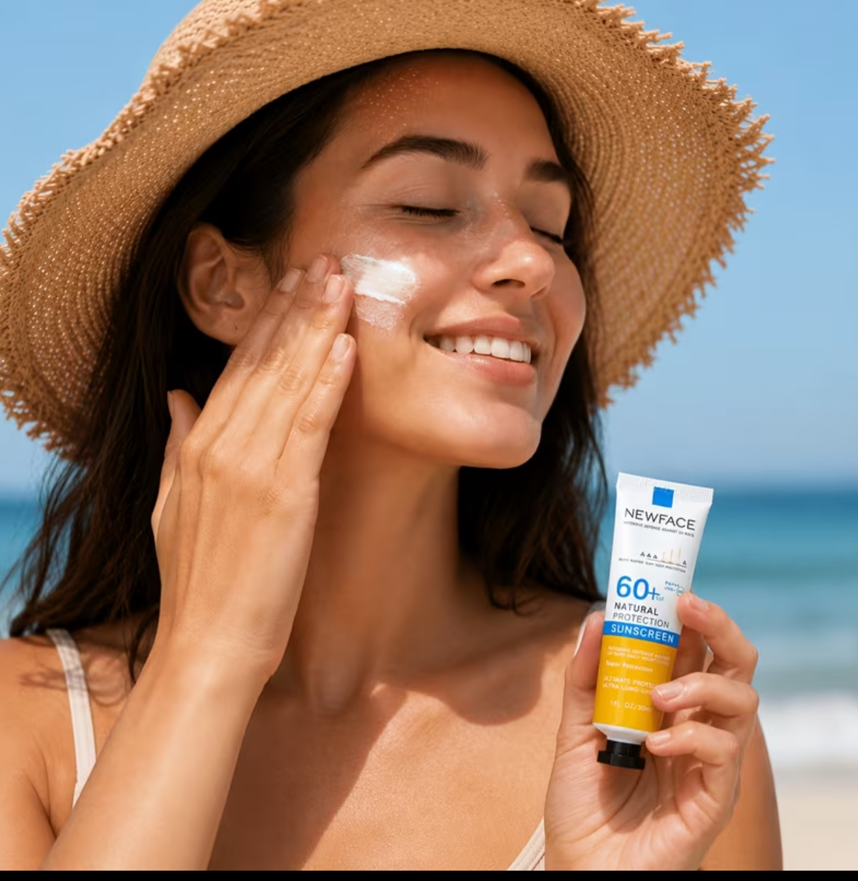 NEWFACE Sunclear Expert Sunscreen Cream – High-Performance SPF 60+ PA++++ Ultimate UV Defense Lotion (30ml) 3