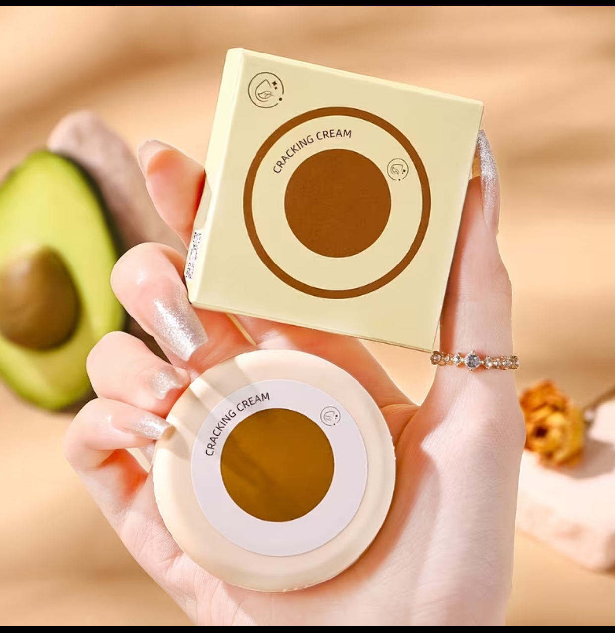 Intensive Anti-Cracking Care Balm – Portable Pocket-Sized Hydrating Solid Ointment for Dry Skin