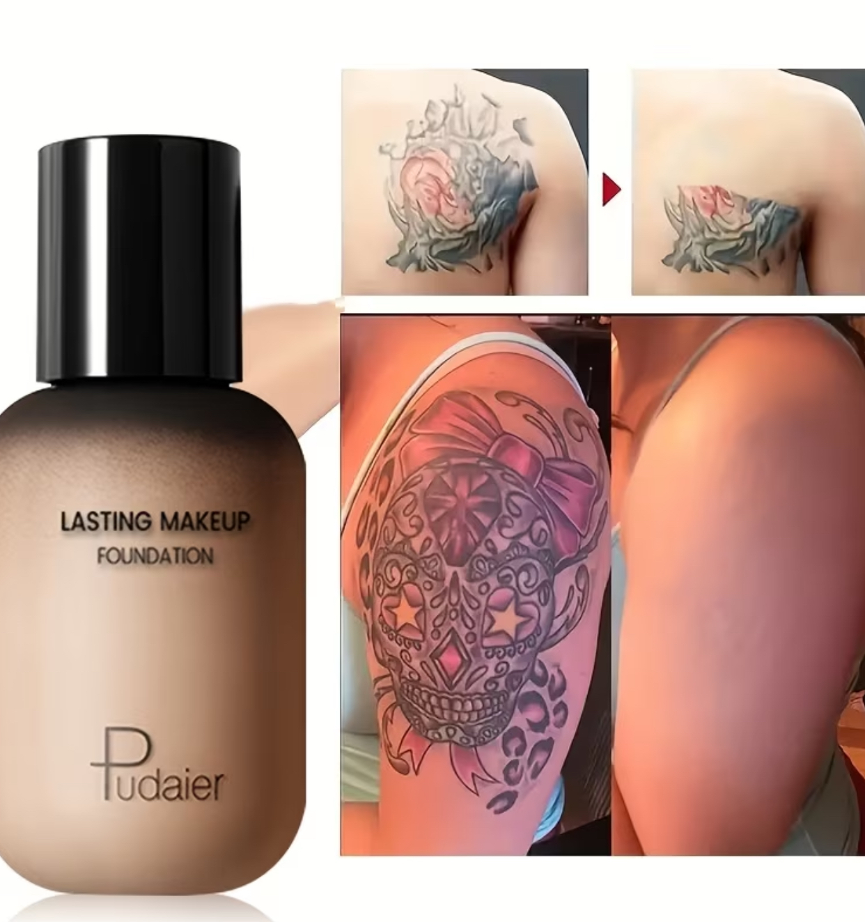 Pudaier Lasting Makeup Foundation – Matte Full Coverage Waterproof Liquid Base 2