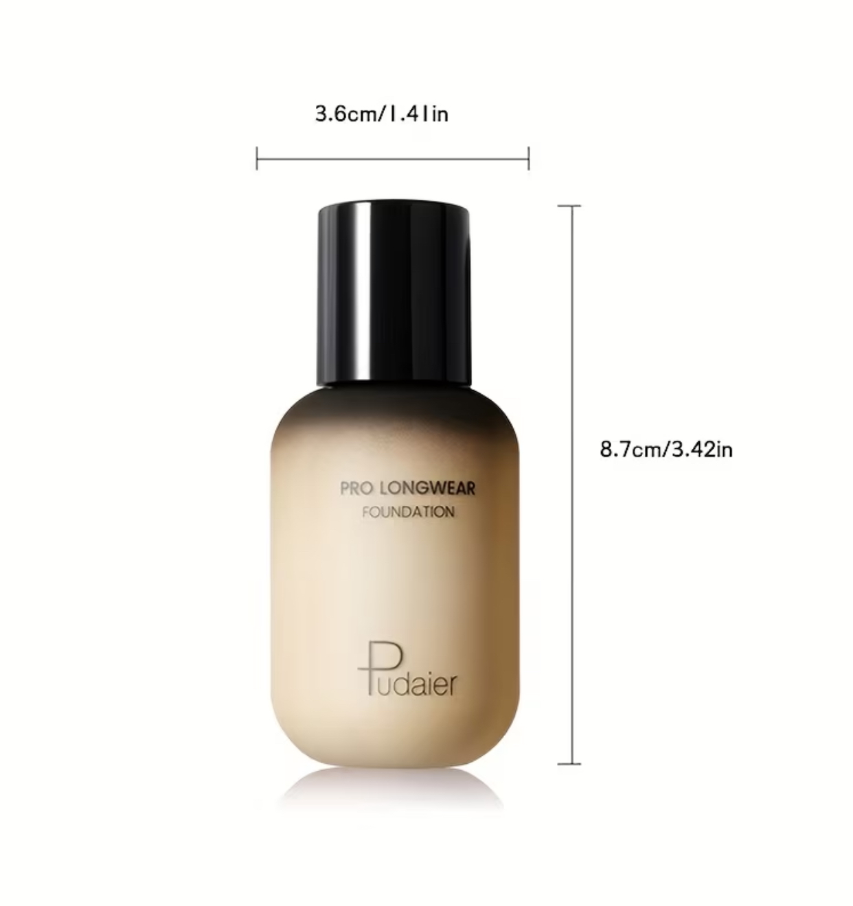 Pudaier Lasting Makeup Foundation – Matte Full Coverage Waterproof Liquid Base 3