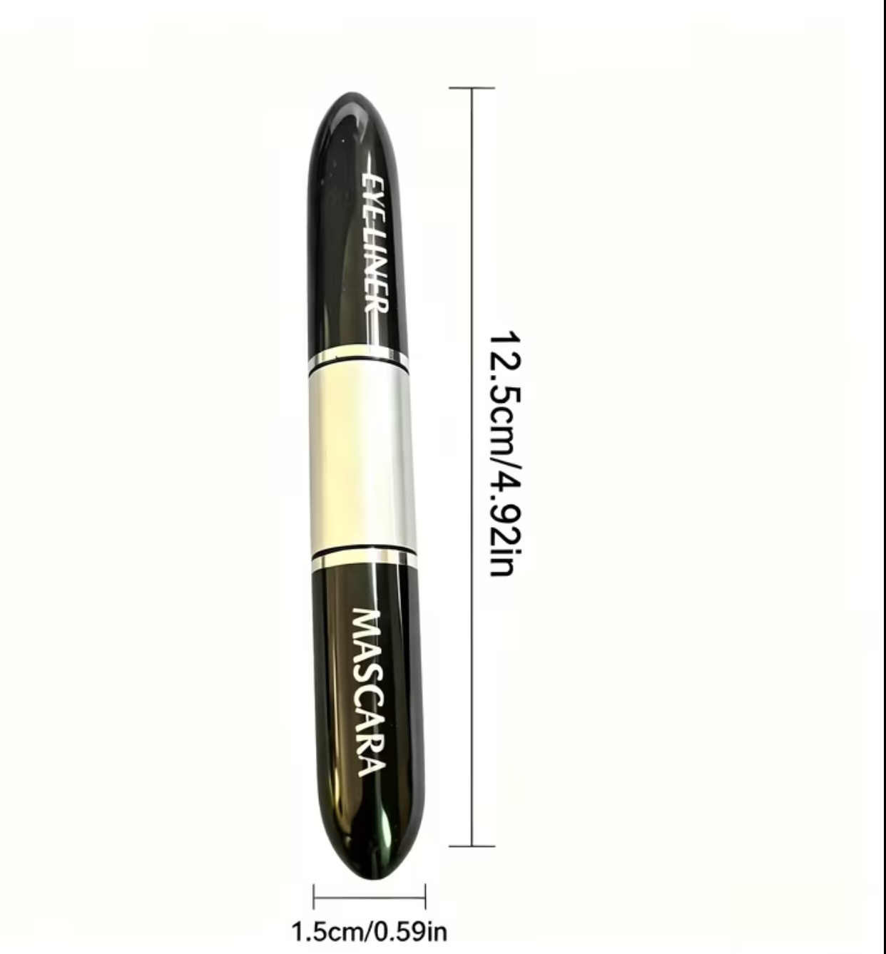 Dual-Ended 2-in-1 Eyeliner & Mascara Wand – Smudge-Proof Precision Eye Makeup Duo 3