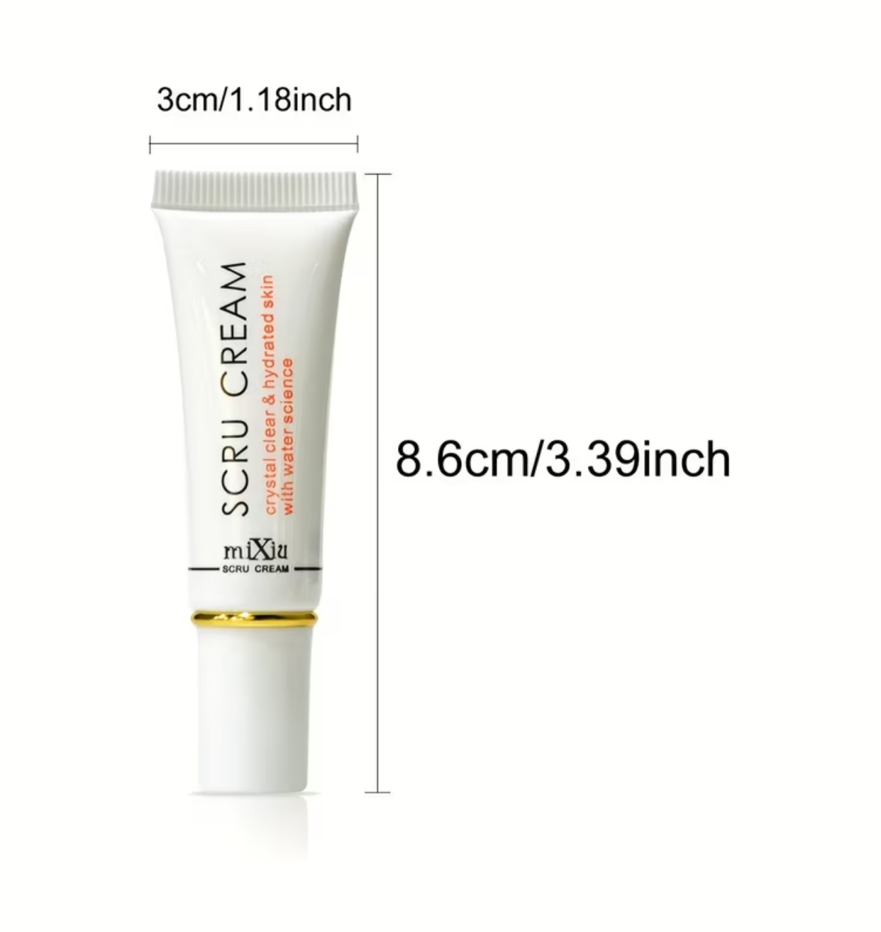 Mixiu Crystal Clear Scru Cream – Hydrating Lip Exfoliator & Softening Treatment 3