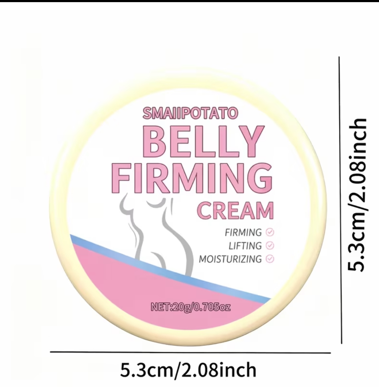 SMAIIPOTATO Belly Firming Cream – 20g Targeted Elasticity & Lifting Body Treatment 2