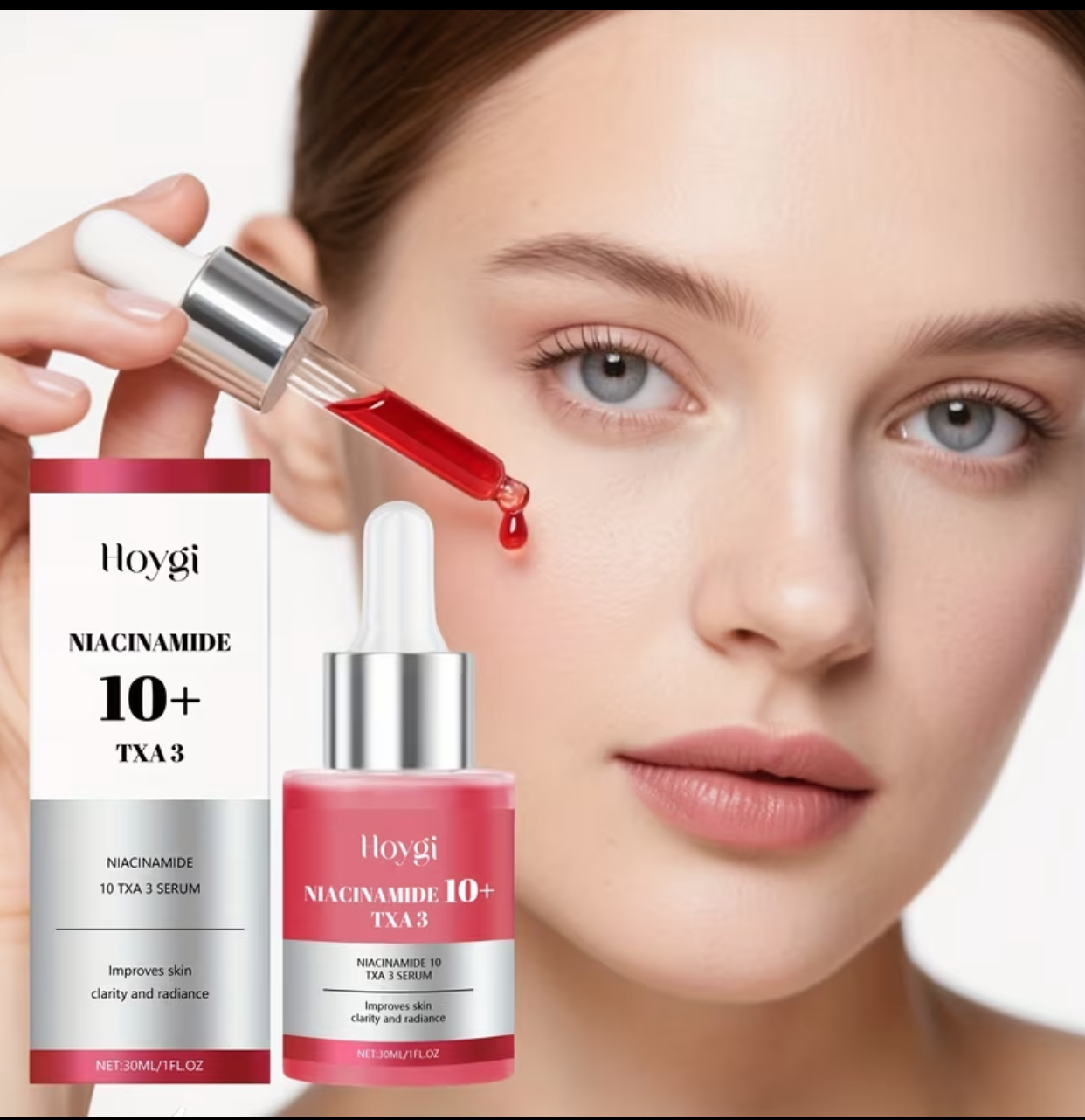 Hoygi Niacinamide 10+ TXA 3 Skin Clarity and Radiance Serum – Advanced Brightening and Dark Spot Correcting Facial Treatment (30ml) 2