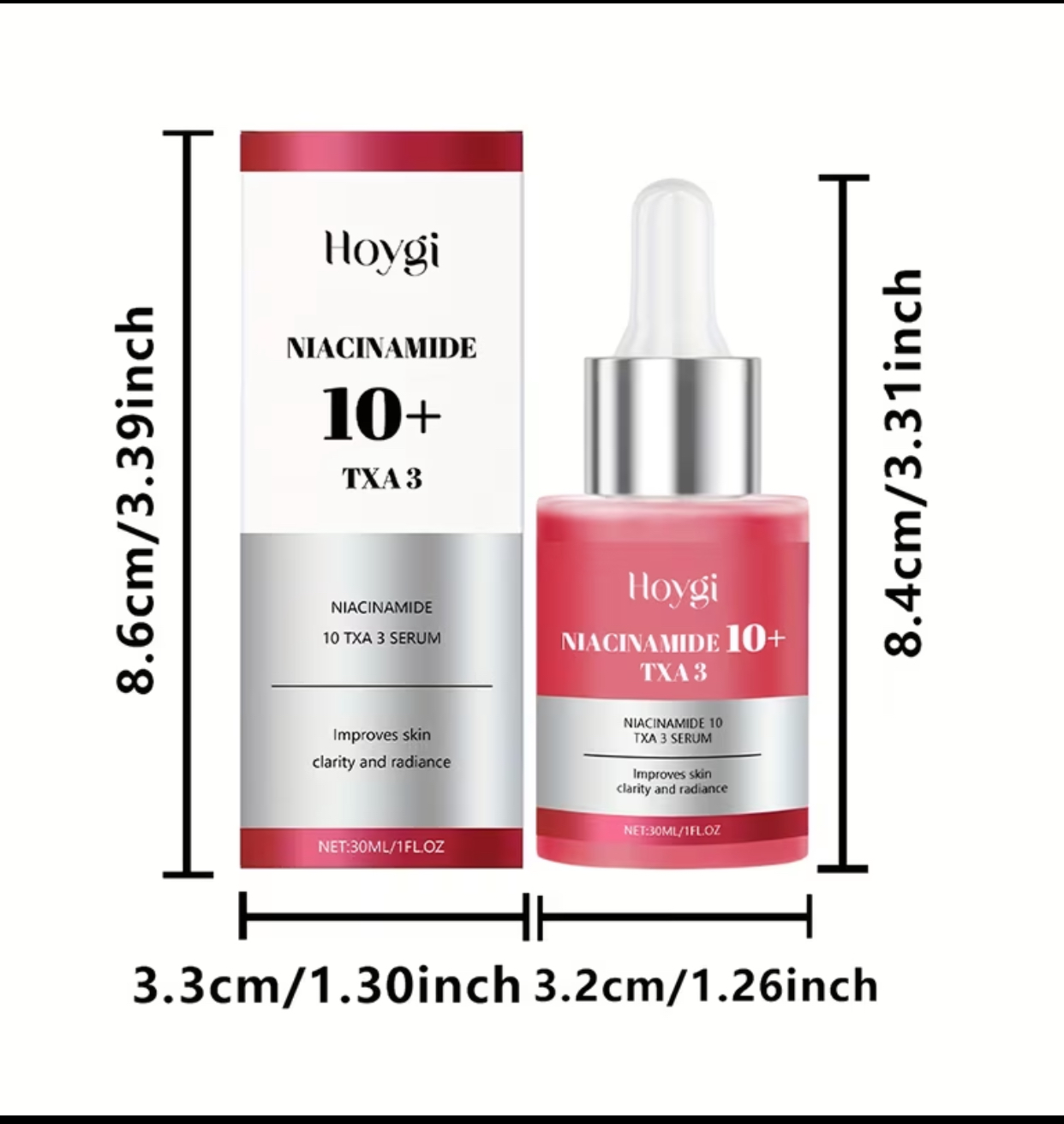 Hoygi Niacinamide 10+ TXA 3 Skin Clarity and Radiance Serum – Advanced Brightening and Dark Spot Correcting Facial Treatment (30ml) 3