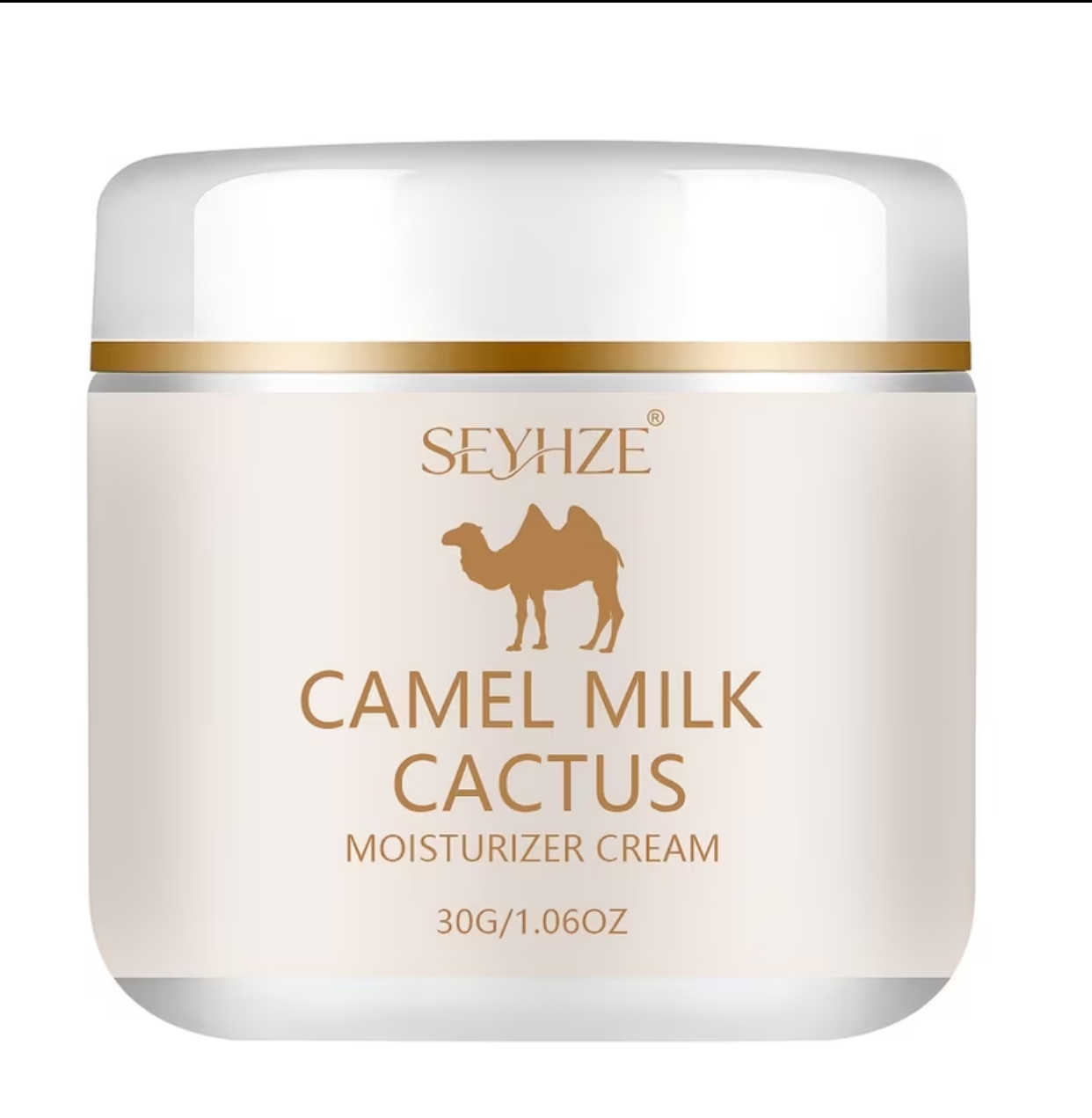 SEYHZE Camel Milk Cactus Moisturizer Cream – Deep Hydration and Skin Barrier Repair Face Cream (30g)