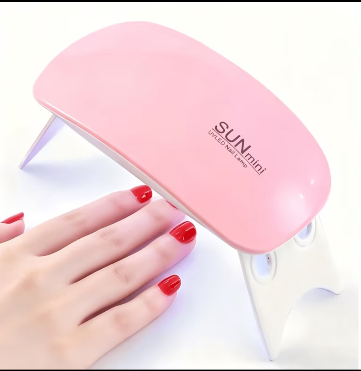 SUNmini Portable Ultra-Compact Folding UV/LED Nail Gel Curing Lamp with USB Power Cable